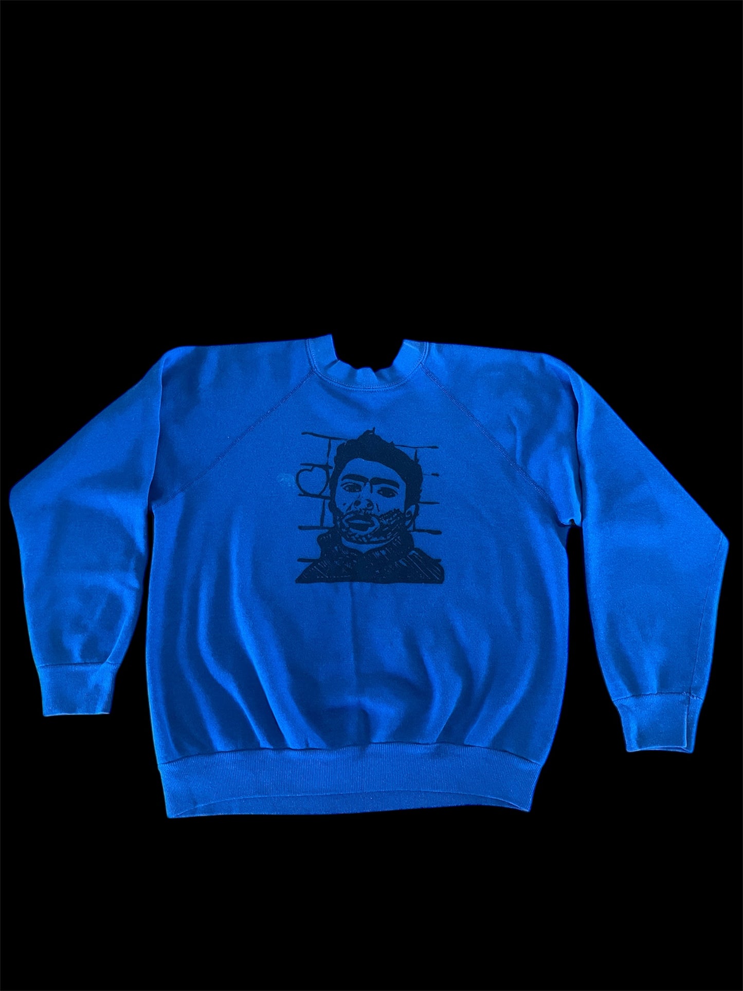 Royal Blue “Handsome Man” Sweatshirt