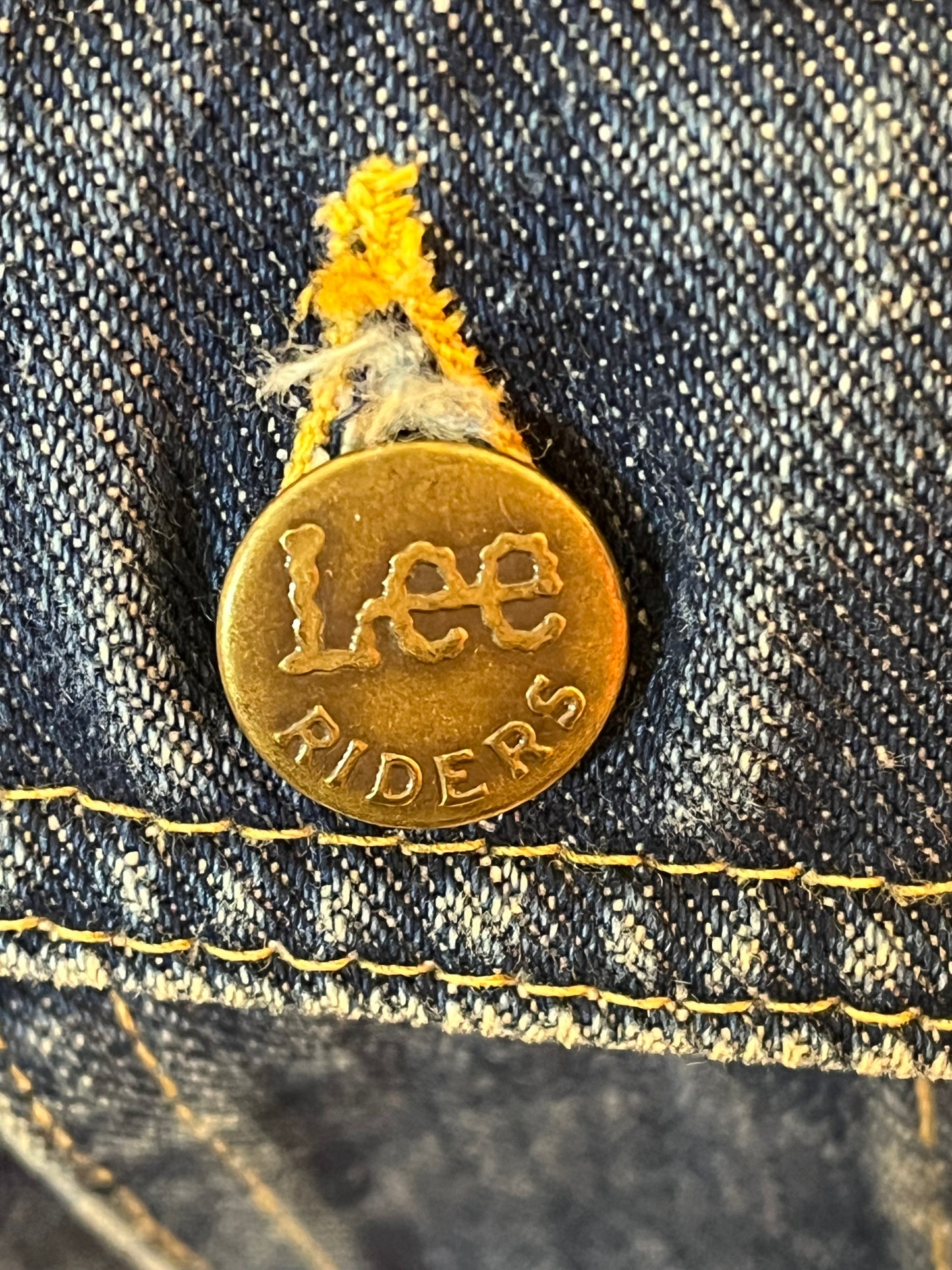 1980s Lee Storm Rider Lined Denim Jacket