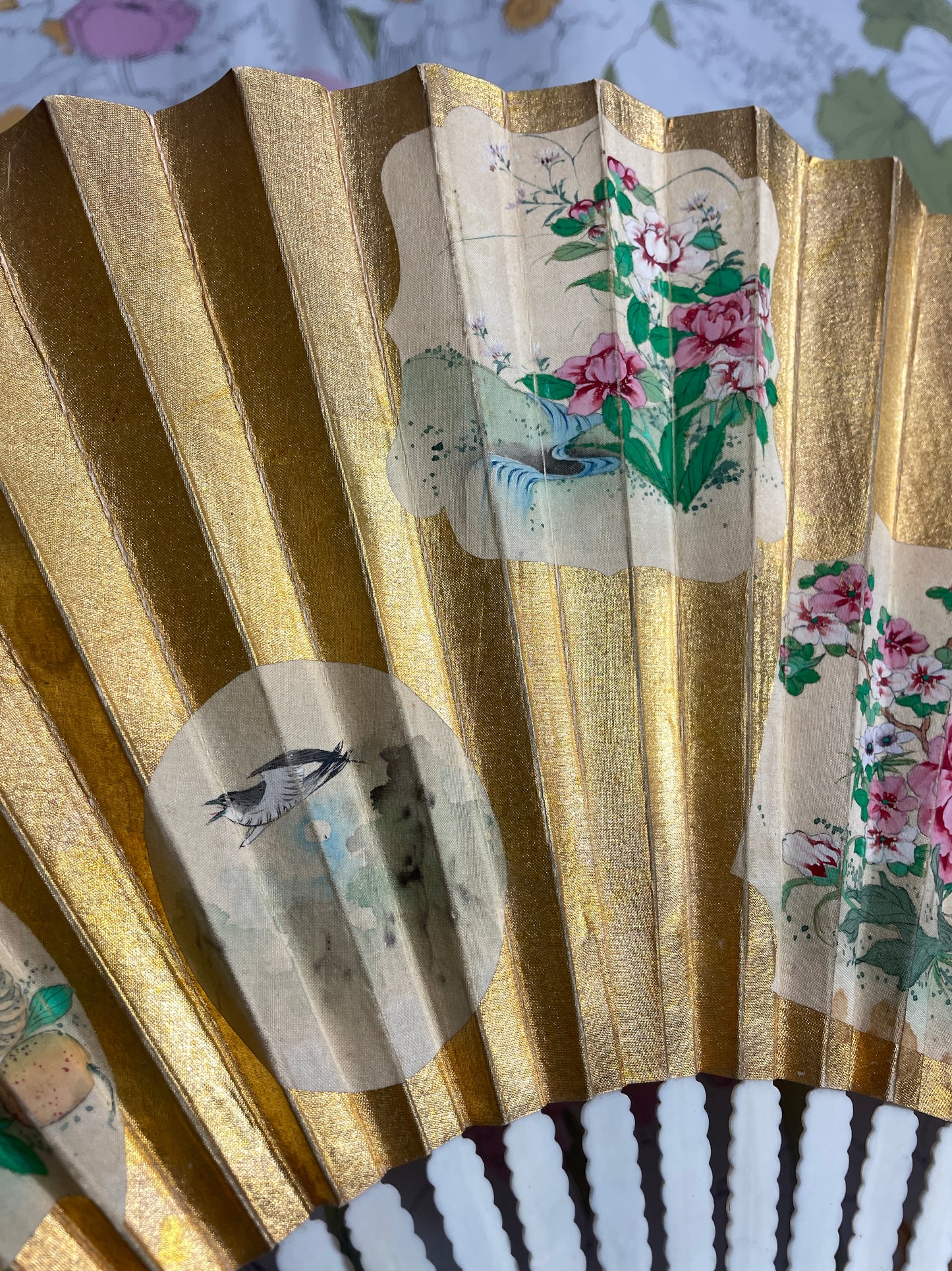 1980s Japanese Folding Fan