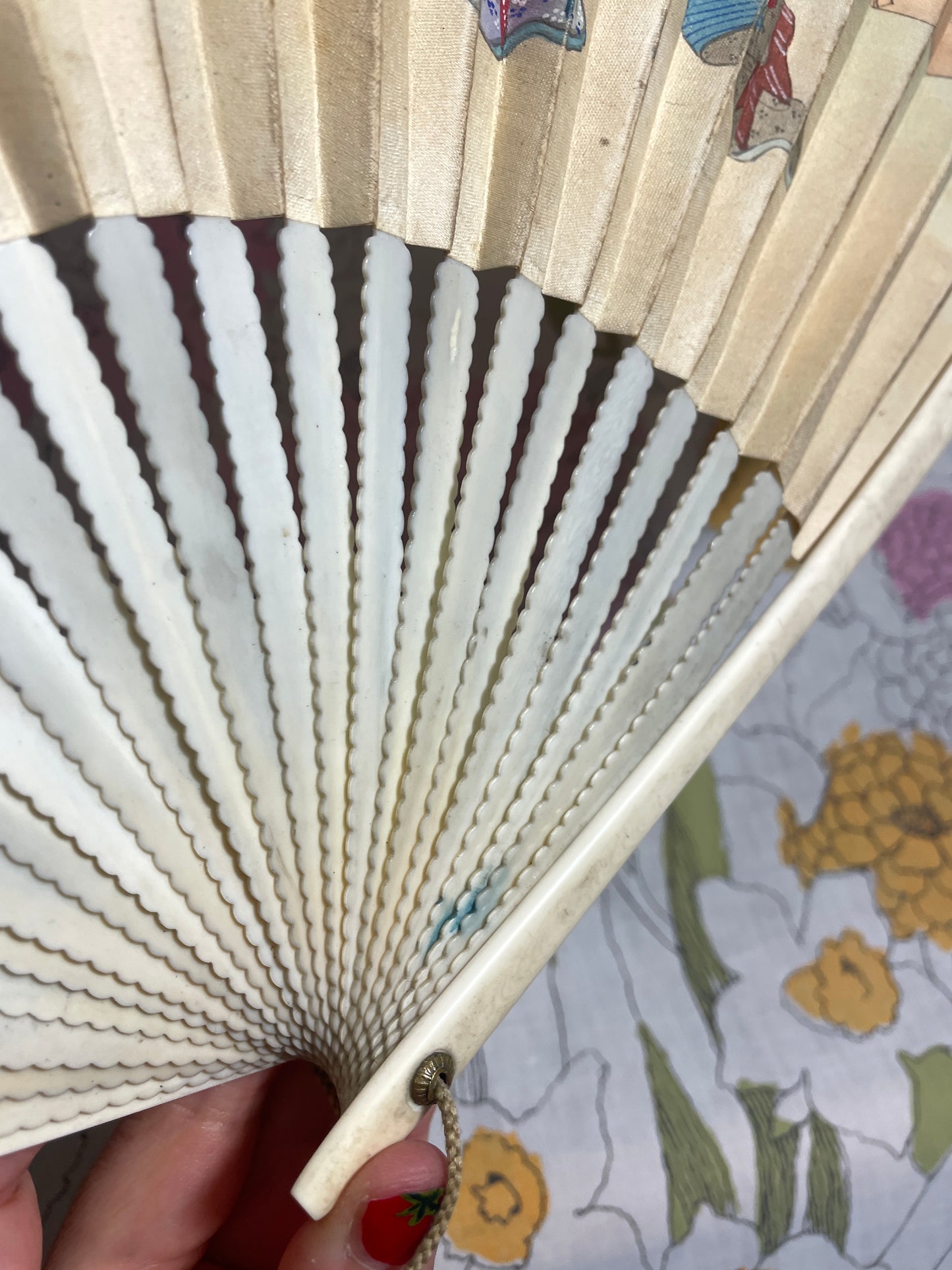 1980s Japanese Folding Fan