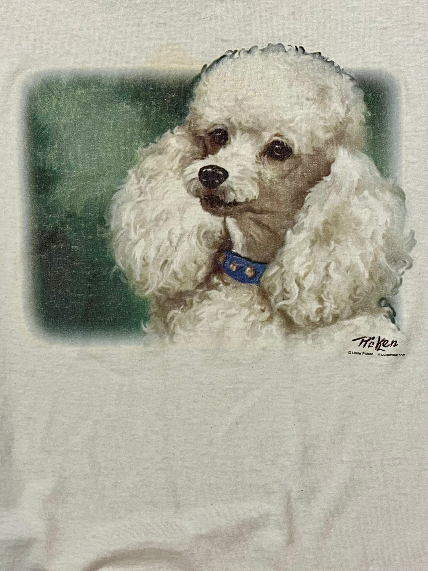 Y2K Poodle T-Shirt by Linda Pickens