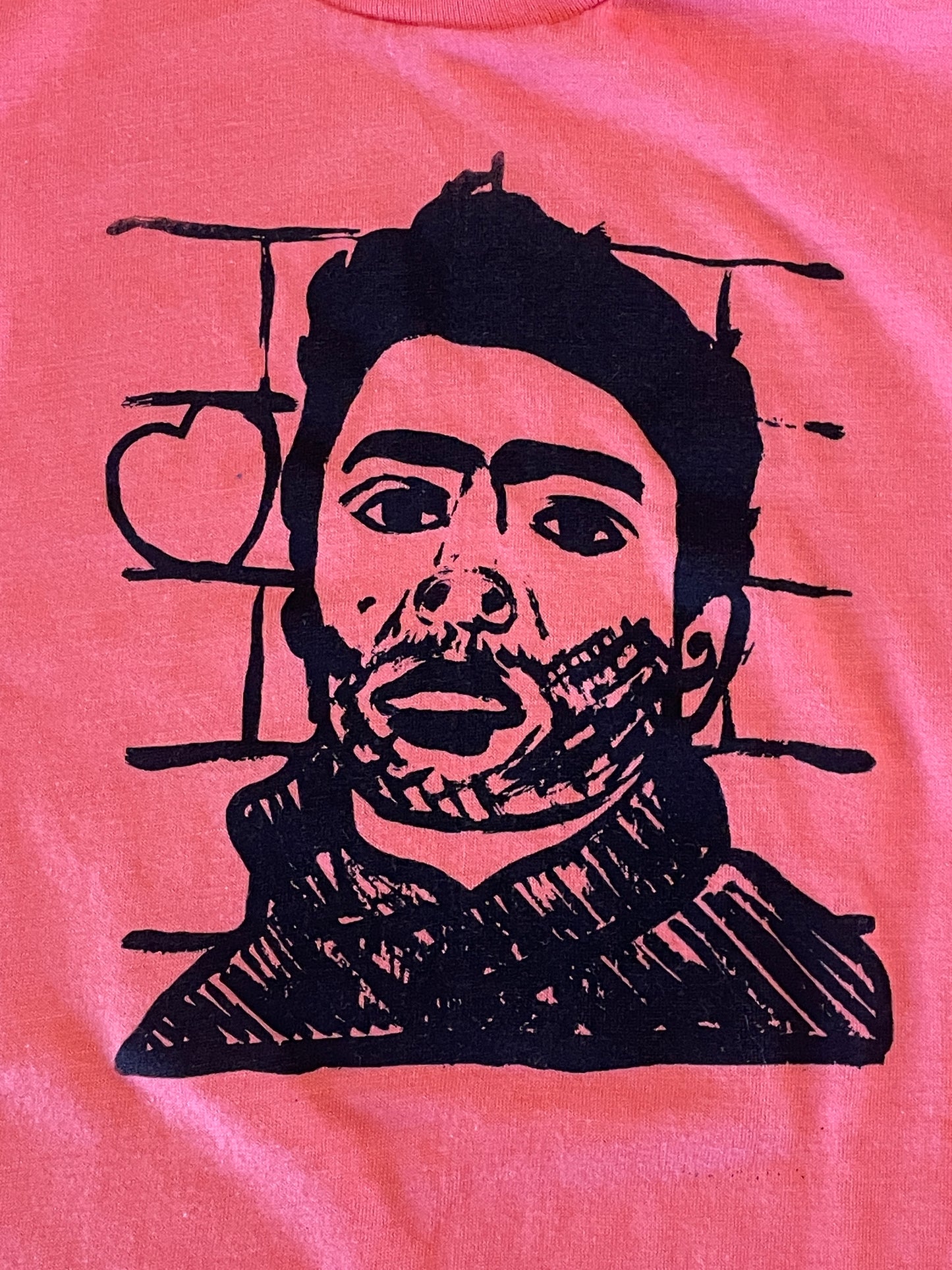 Coral Pink “Handsome Man” T-Shirt