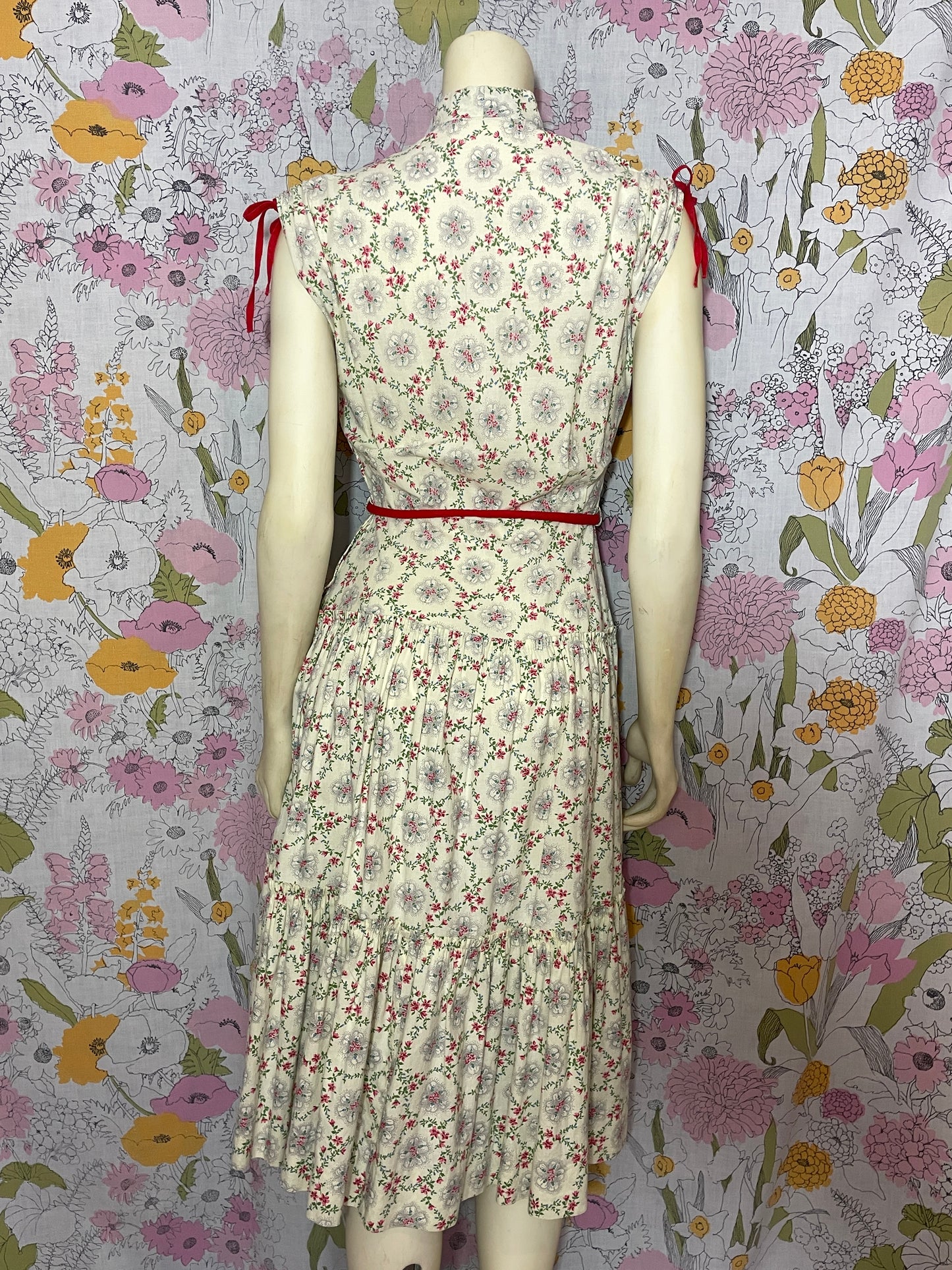 1950s Handmade Prairie Dress