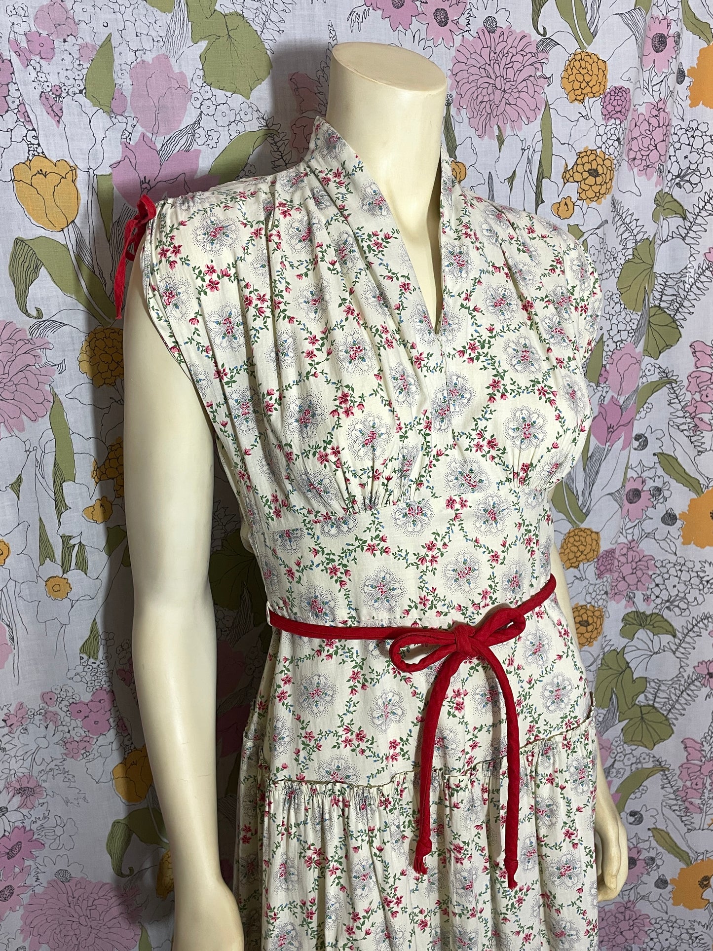 1950s Handmade Prairie Dress