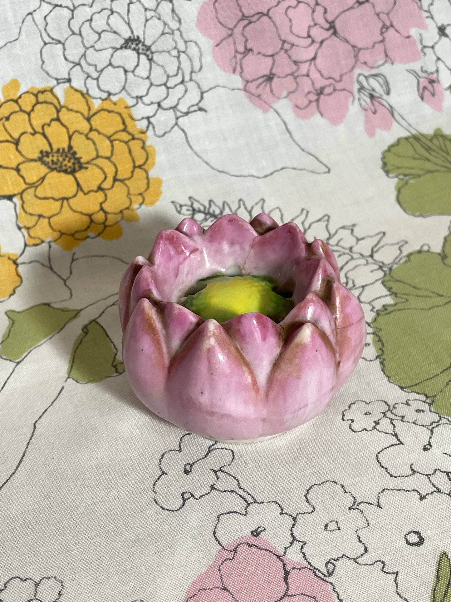 1950s Lotus Flower Frog Made in Japan