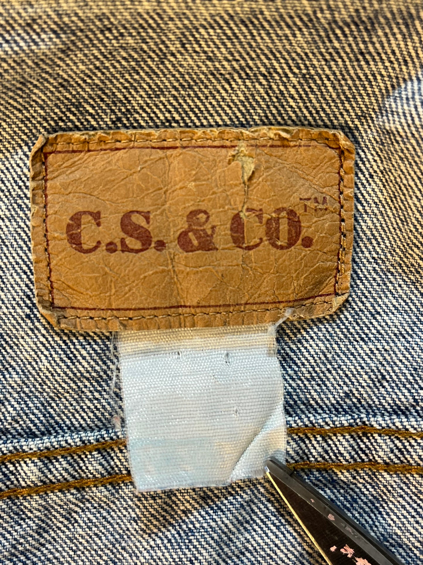 1990s C.S. & CO. Denim Jacket