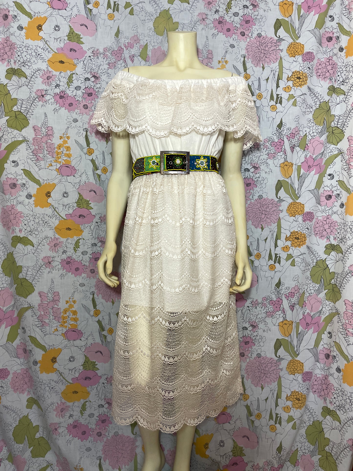 1980s Off-the-Shoulder Sundress