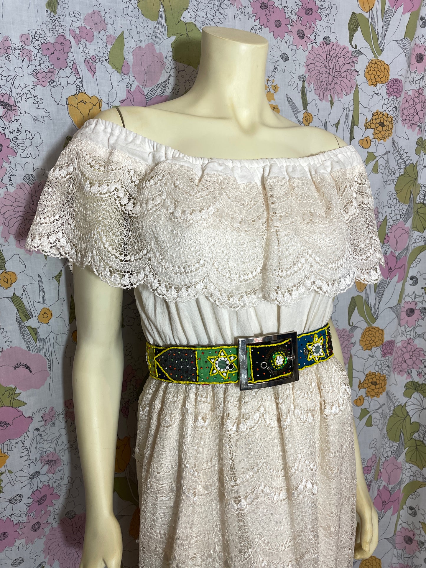 1980s Off-the-Shoulder Sundress