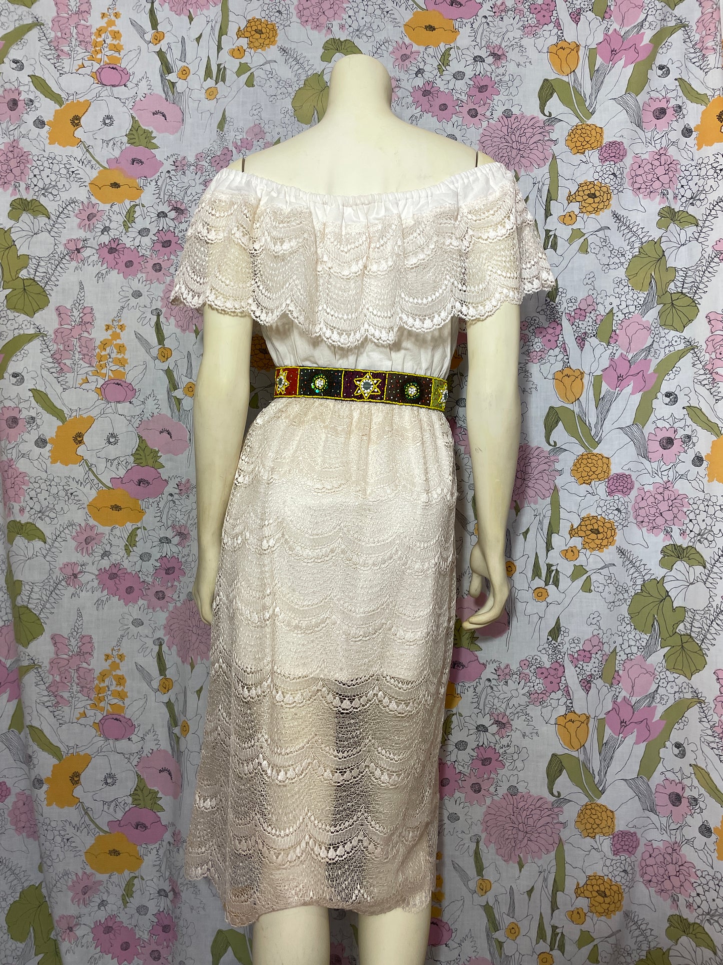 1980s Off-the-Shoulder Sundress