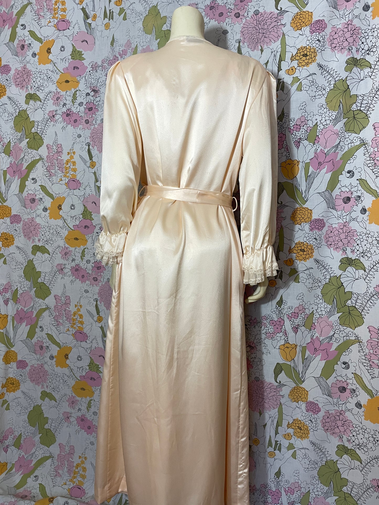 1980s Christian Dior Robe and Nightie Set