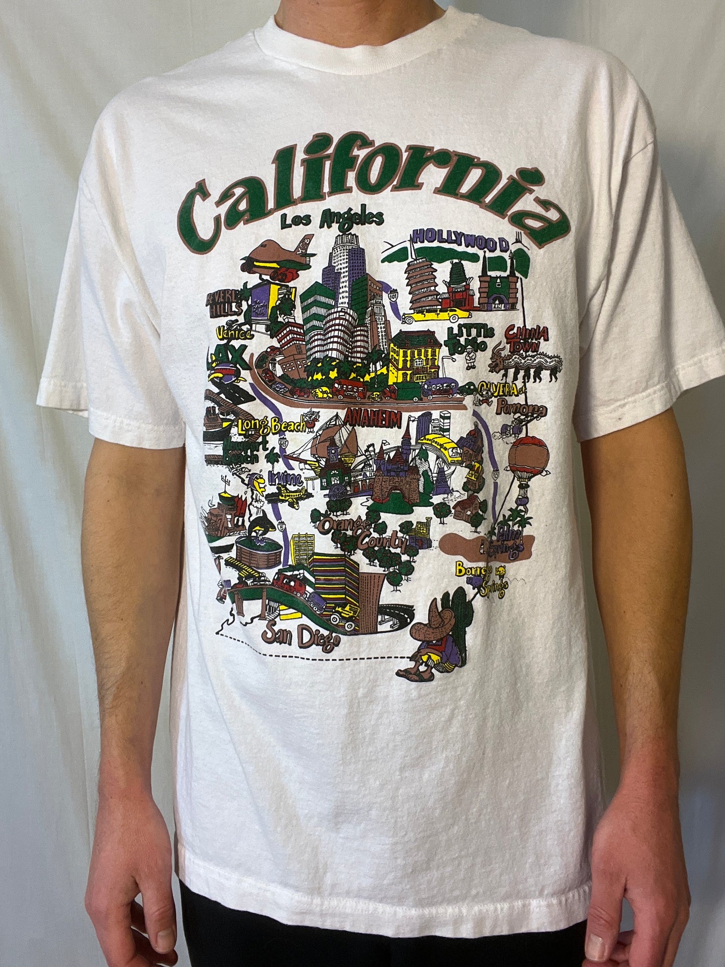 1990s Los Angeles California Souvenir T-Shirt